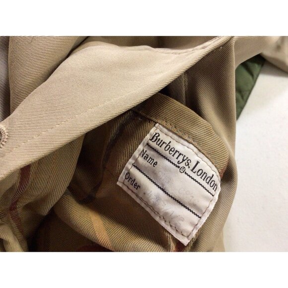 Burberrys Trench Coat Made in England Womens Small - Picture 11 of 14